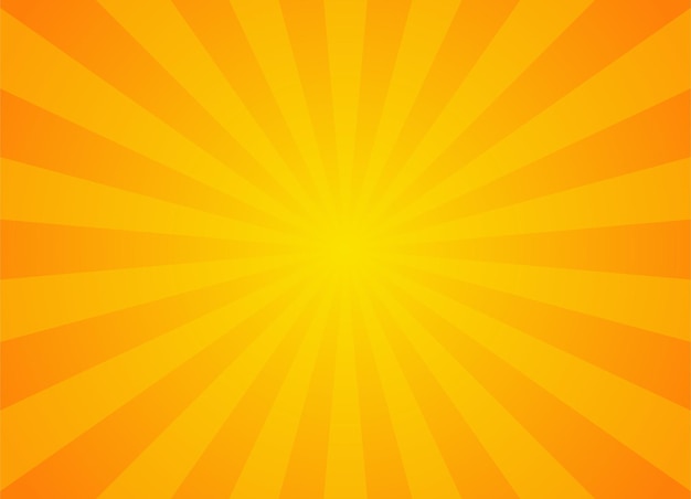 Abstrato fundo amarelo sunburst