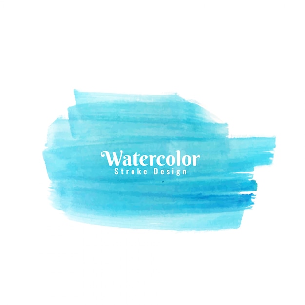 Abstrato, fundo de aguarela azul
