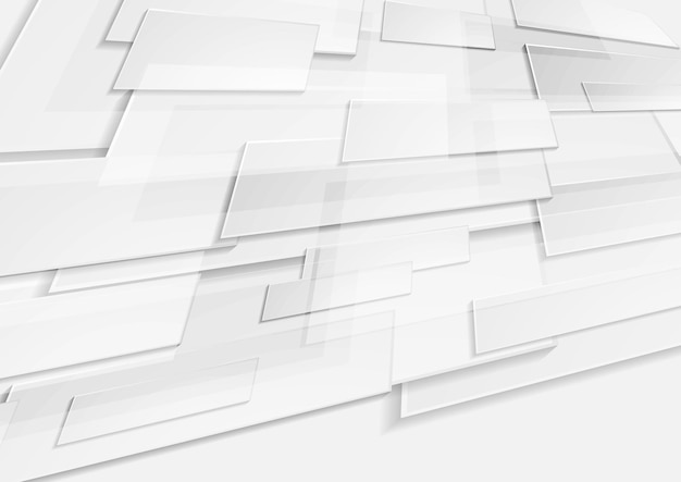 Abstrato fundo de movimento geométrico de tecnologia cinza