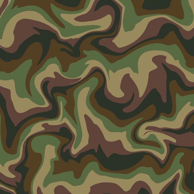 Vetor abstrato fundo psicodélico com cores de camuflagem