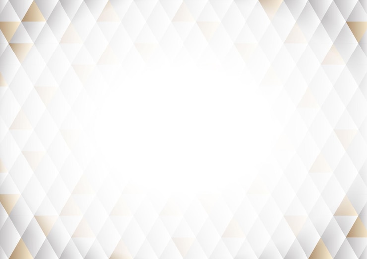 Vetor abstrato geométrico branco e dourado