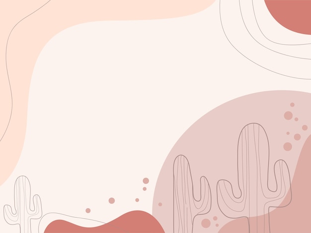 Abstrato moderno com cores de folhas marronsFundo com espaço para texto Modelo de banner floral