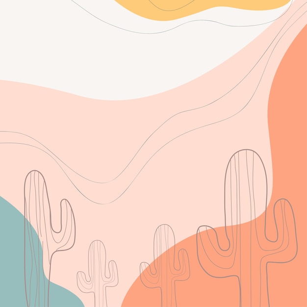 Abstrato moderno com cores de folhas marronsFundo com espaço para texto Modelo de banner floral