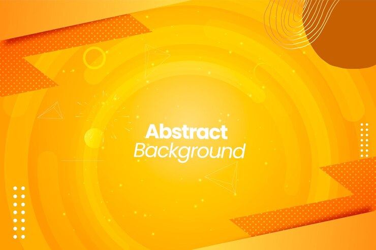 Abstrato moderno elegante papercut fundo laranja e amarelo