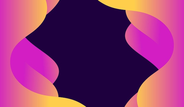 Vetor abstrato moderno roxo gradiente de onda de fundo