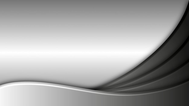 Abstrato onda monocromática simples moderno elegante vetor premium