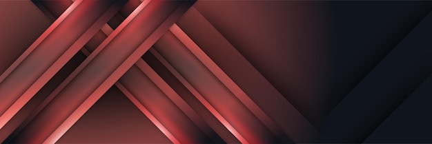 Abstrato preto vermelho metálico carbono neutro sobreposição leve design de malha hexagonal de luxo moderno fundo de tecnologia futurista game tech wide banner vector illustration