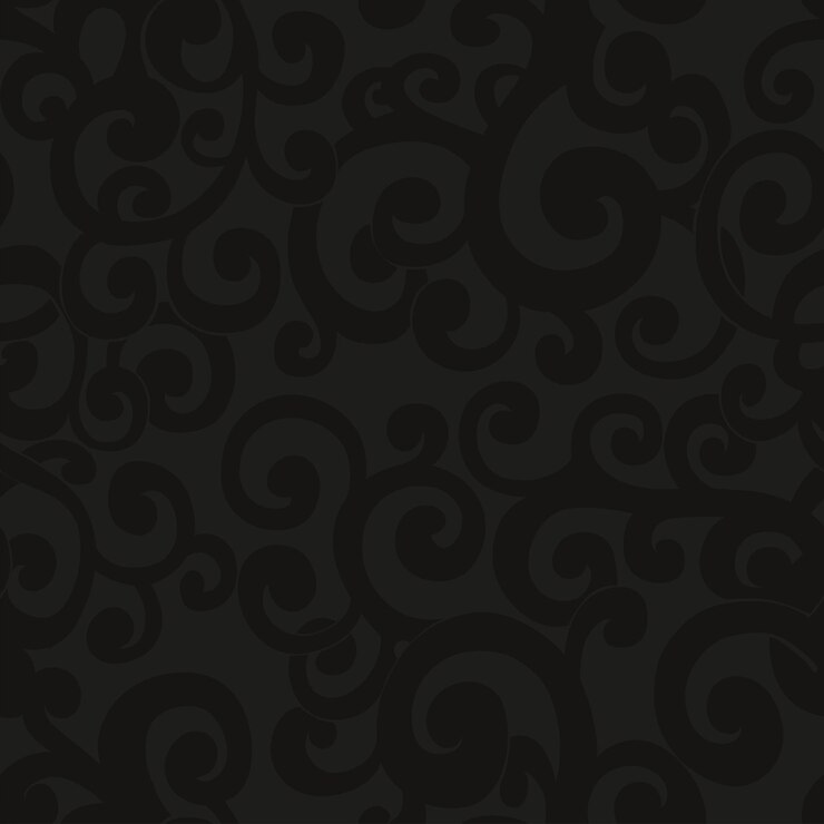 Vetor abstrato sem costura com redemoinhos nas cores preto e cinza
