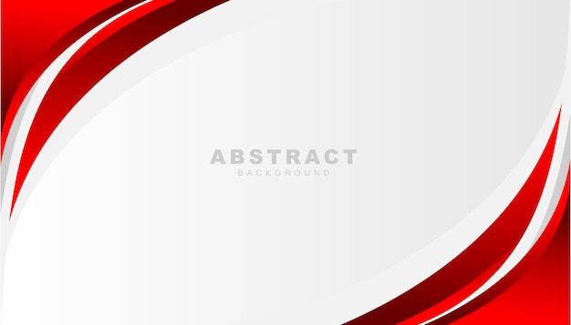 Abstrato vermelho cinza e branco espaço em branco moderno fundo futurista vetor ilustração design