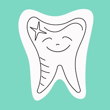 Adesivo Angustiado De Um Dente De Vampiro De Desenho Animado Ilustração do  Vetor - Ilustração de arte, etiqueta: 146081928