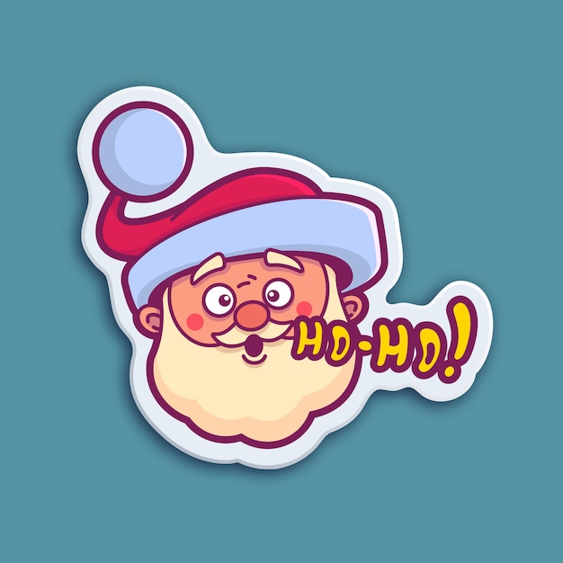 Adesivo de Papai Noel