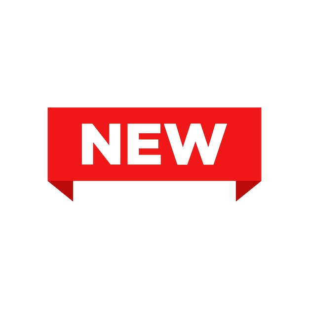 Adesivos para produtos de loja de chegada nova marcam novos rótulos ou cartazes de venda e vetores de banners