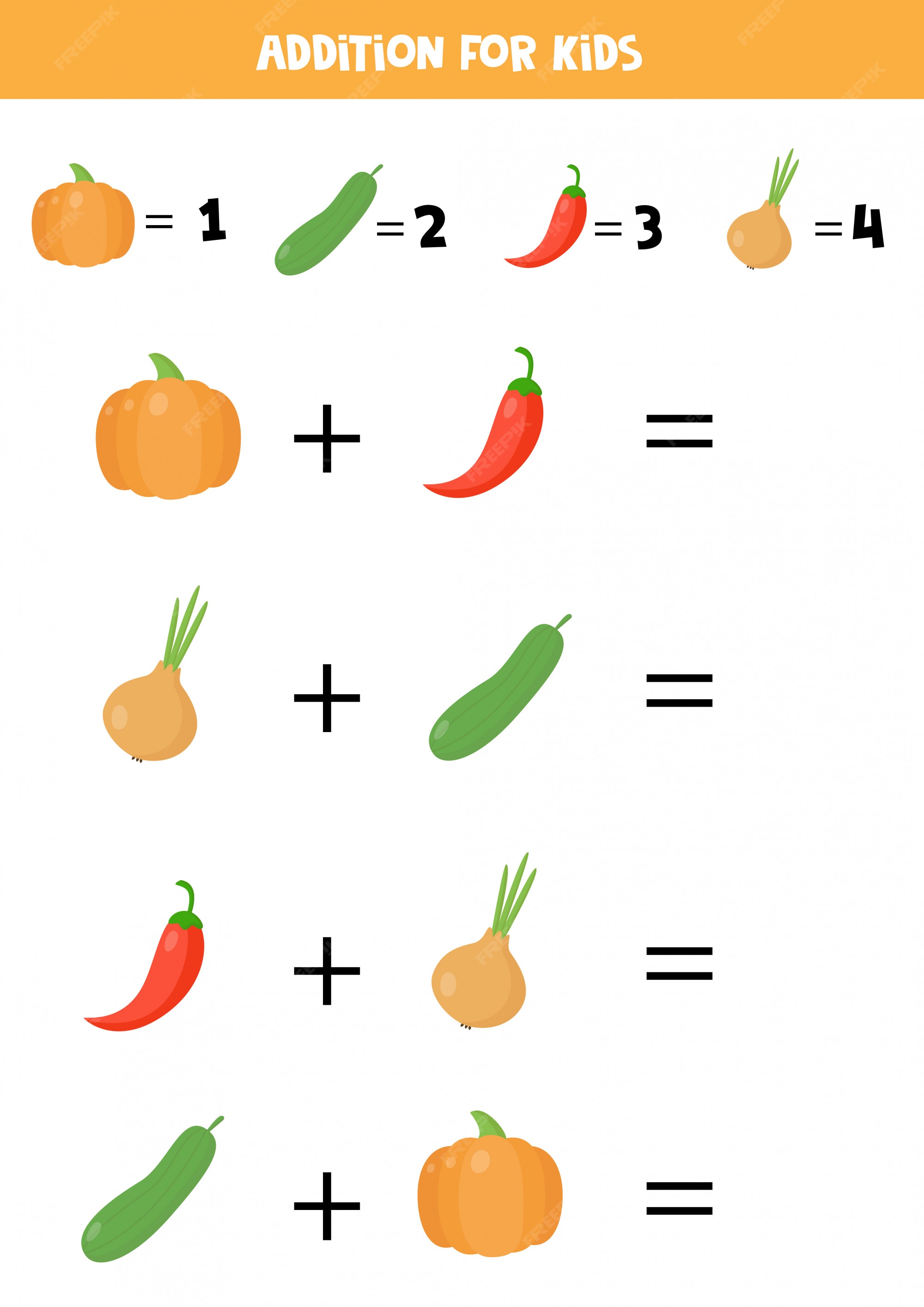 adição com sorvetes de desenho animado. jogo de matemática para crianças.  2248938 Vetor no Vecteezy