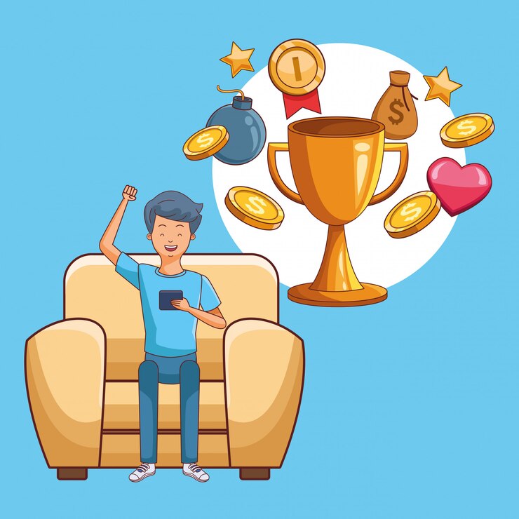 Vetor adolescentes e jogos de smartphone