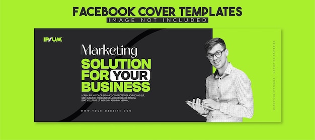 Agência de marketing digital e projeto de modelo de capa corporativa