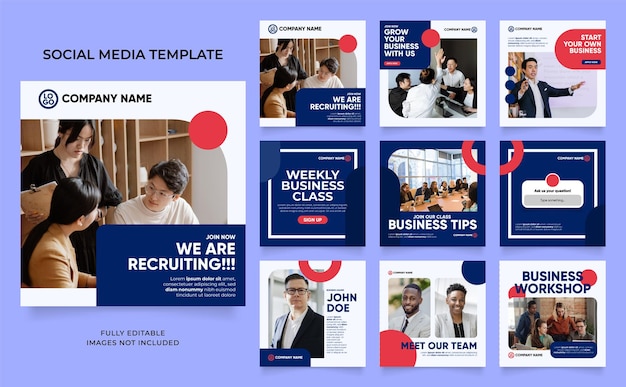Agência de negócios de modelo de mídia social para marketing digital e móveis promocionais de venda de negócios ou quadro vetorial de banner promocional de publicidade de moda