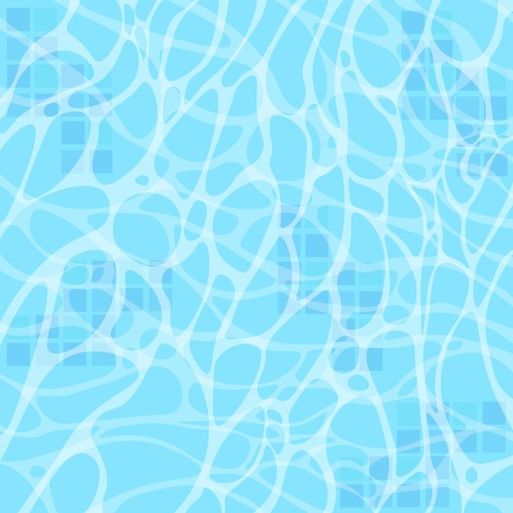 Vetor água da piscina de ilustração
