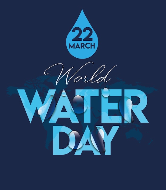 Água é vida 22 de março dia mundial da água