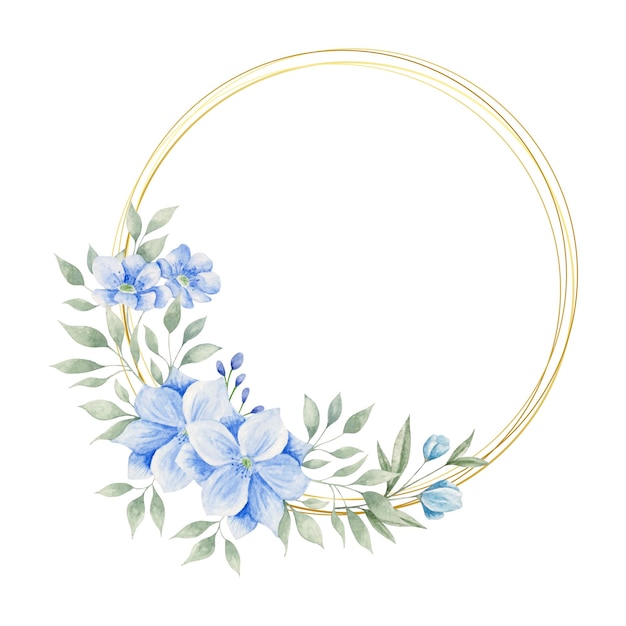 Aguarela bonita floral