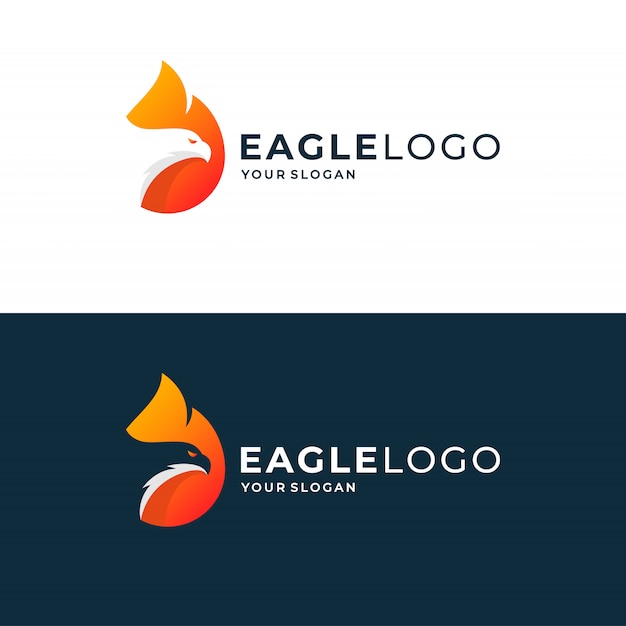 Vetor Águia logotipo e ícone conceito de design.