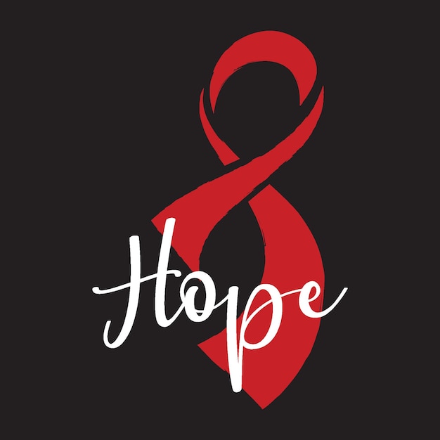 Aids hope t shirt design, dia mundial da aids, conscientização t shirt design vector american distressed flag