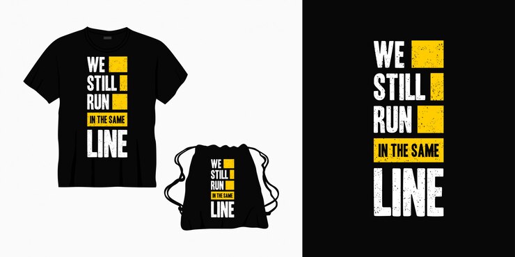 ainda executamos o mesmo desenho de letras de tipografia de linha para camiseta, bolsa ou mercadoria