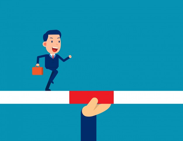 Ajudando sua equipe. Conceito de suporte de negócios, trabalho em equipe