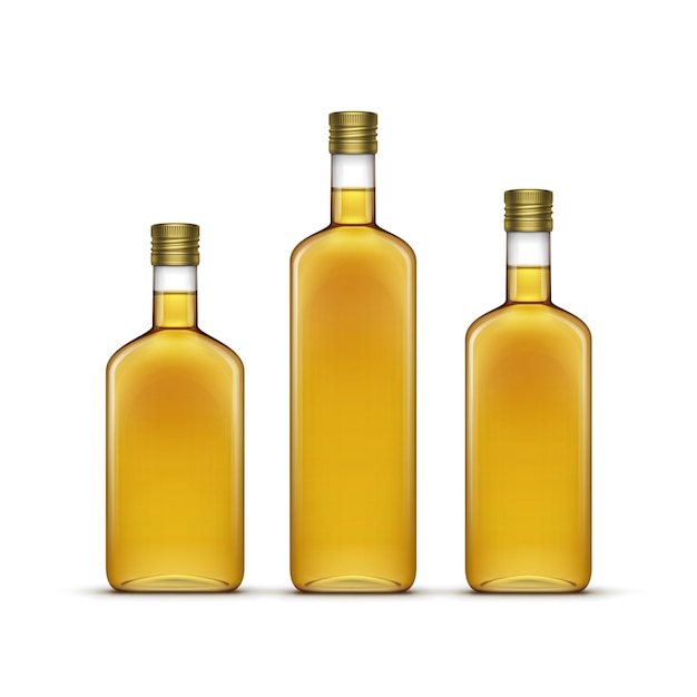 Álcool Bebidas Bebidas Uísque ou girassol Azeite Garrafas de vidro