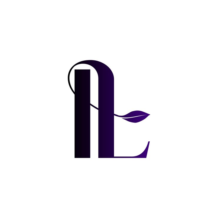 alfabeto abstrato ícone de empresa minimalista moderno monograma atemporal símbolo vetorial espaço negativo logotipo