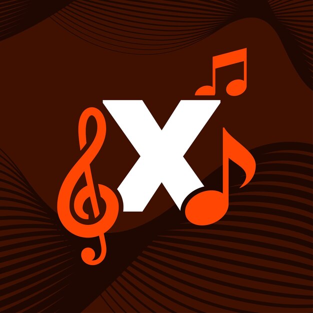 Alfabeto musical x logo