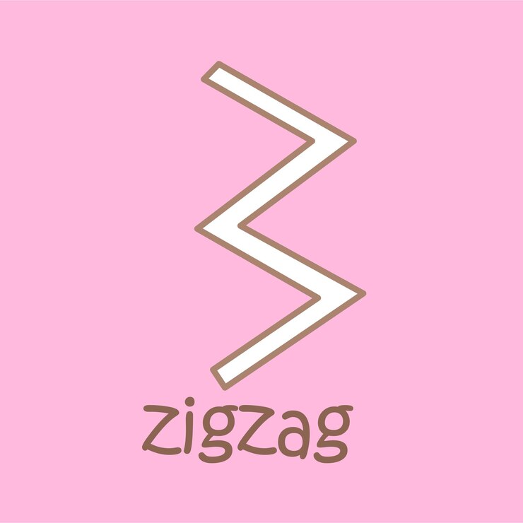 Vetor alfabeto z para lição escolar de vocabulário em ziguezague esboço de selo digital de desenho animado