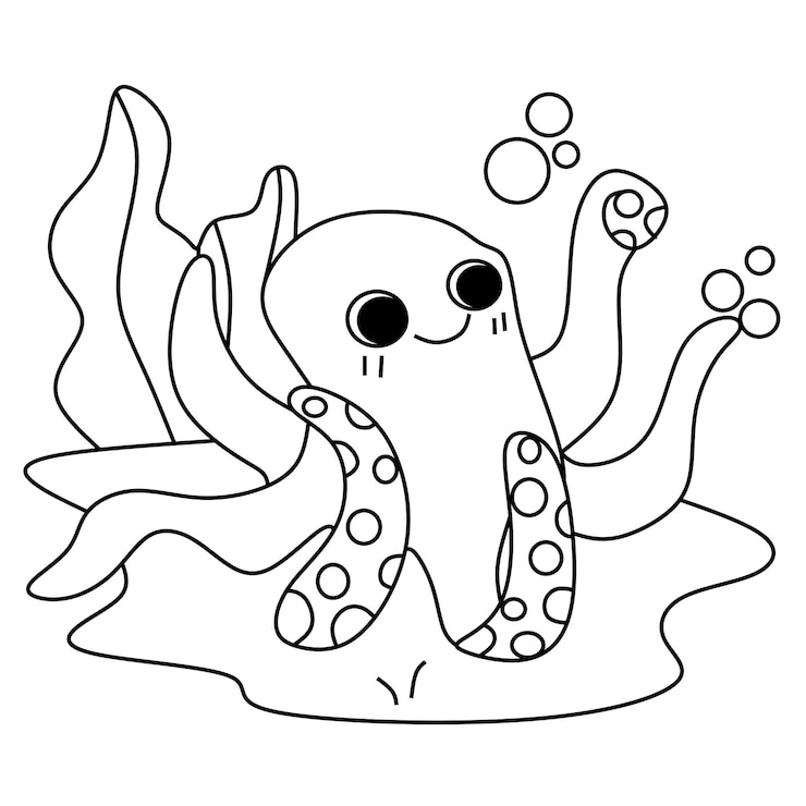 Vetor alfabetos de página para colorir polvo de desenho animado animal
