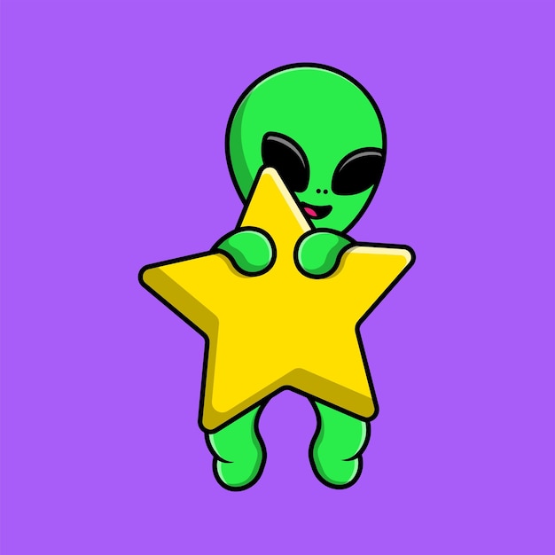 Ícone Alienígena, Desenho Animado Alienígena Ilustração Stock - Ilustração  de extraterrestre, fofofo: 159557517