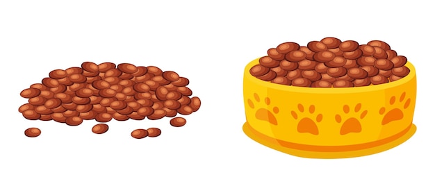 Alimentação para animais de estimação Alimentação seca para gatos e cães