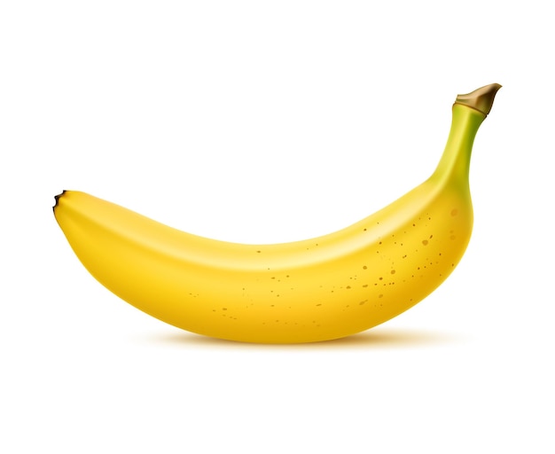 Alimentação tropical realista de bananas maduras inteiras