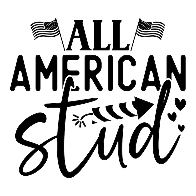 All american stud svg