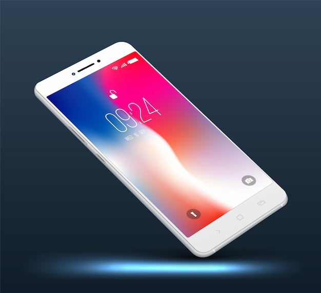 Alta realista smartphone realista.