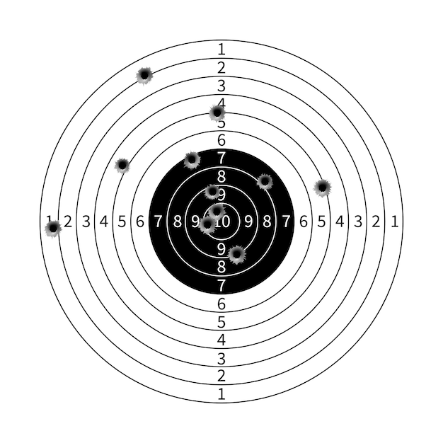 Alvo De Pistola De Ar Jogo De Tiro PNG , Alvo, Bullseye, Jogo De