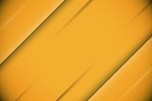 Amarelo abstrato com fundo de linhas dinâmicas. Ilustração vetorial.