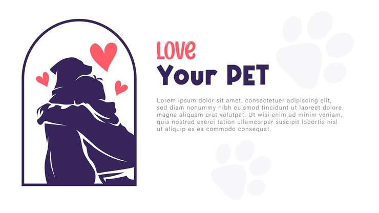Vetor amo seu design de ilustração vetorial de animal de estimação. celebração do dia do animal de estimação. dia nacional. amantes dos animais, amor animal de estimação