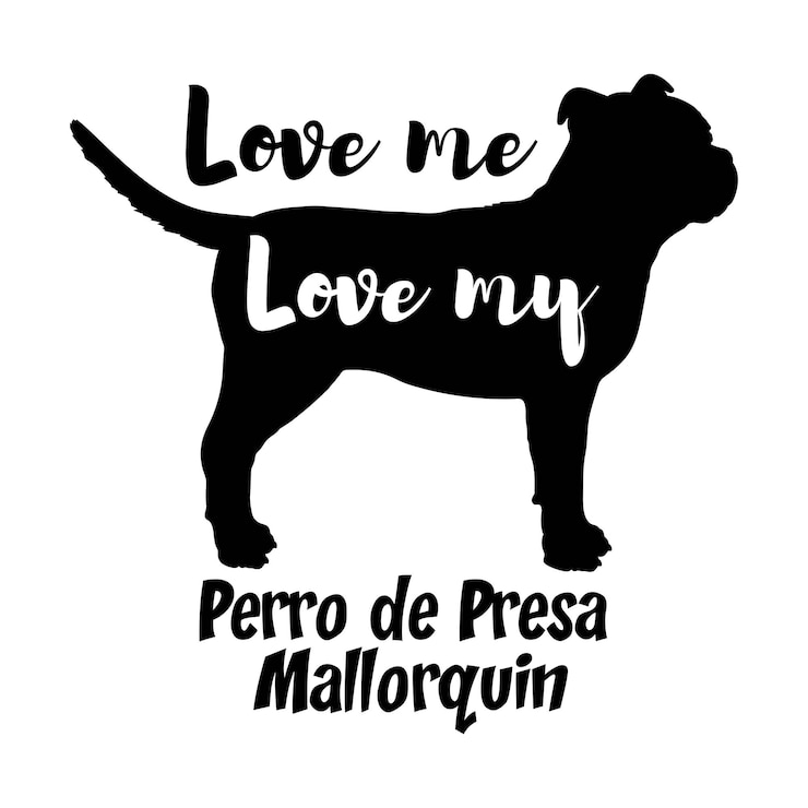 Vetor amor me amor meu cão vetor silhueta animal de estimação