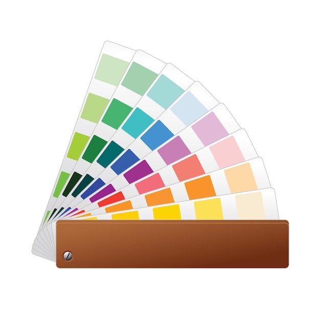 Amostras de cores ilustração vetorial de cor de ícone