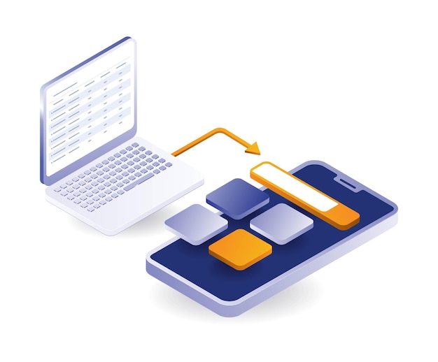 Análise de aplicação de computador teste de smartphone