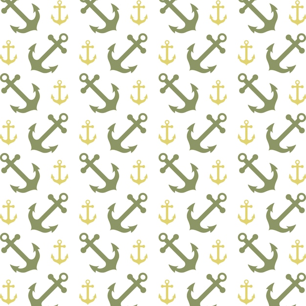 Anchor repetindo padrão de tendência belo fundo vetorial multicolor