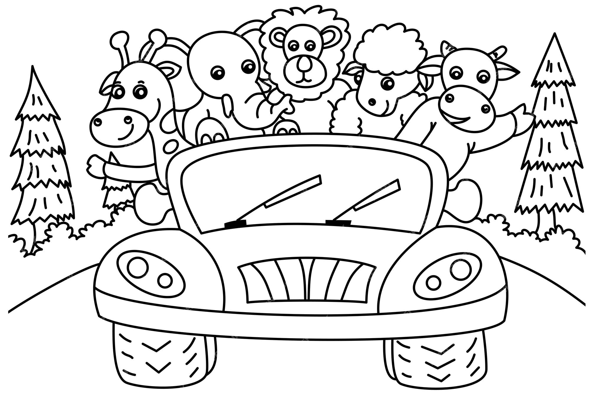 Desenho De Desenhos Animados Kawaii Bonitinhos Ilustrador Adobe Páginas  Para Colorir Esboço Vetor PNG , Desenho De Carro, Desenho De Desenho  Animado, Desenho Kawaii Imagem PNG e Vetor Para Download Gratuito