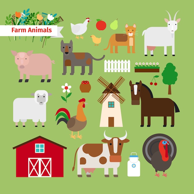 Animais de fazenda