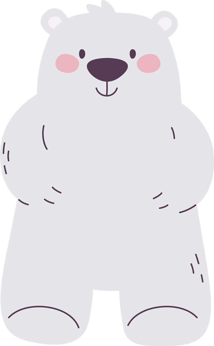 Vetor animais do urso polar