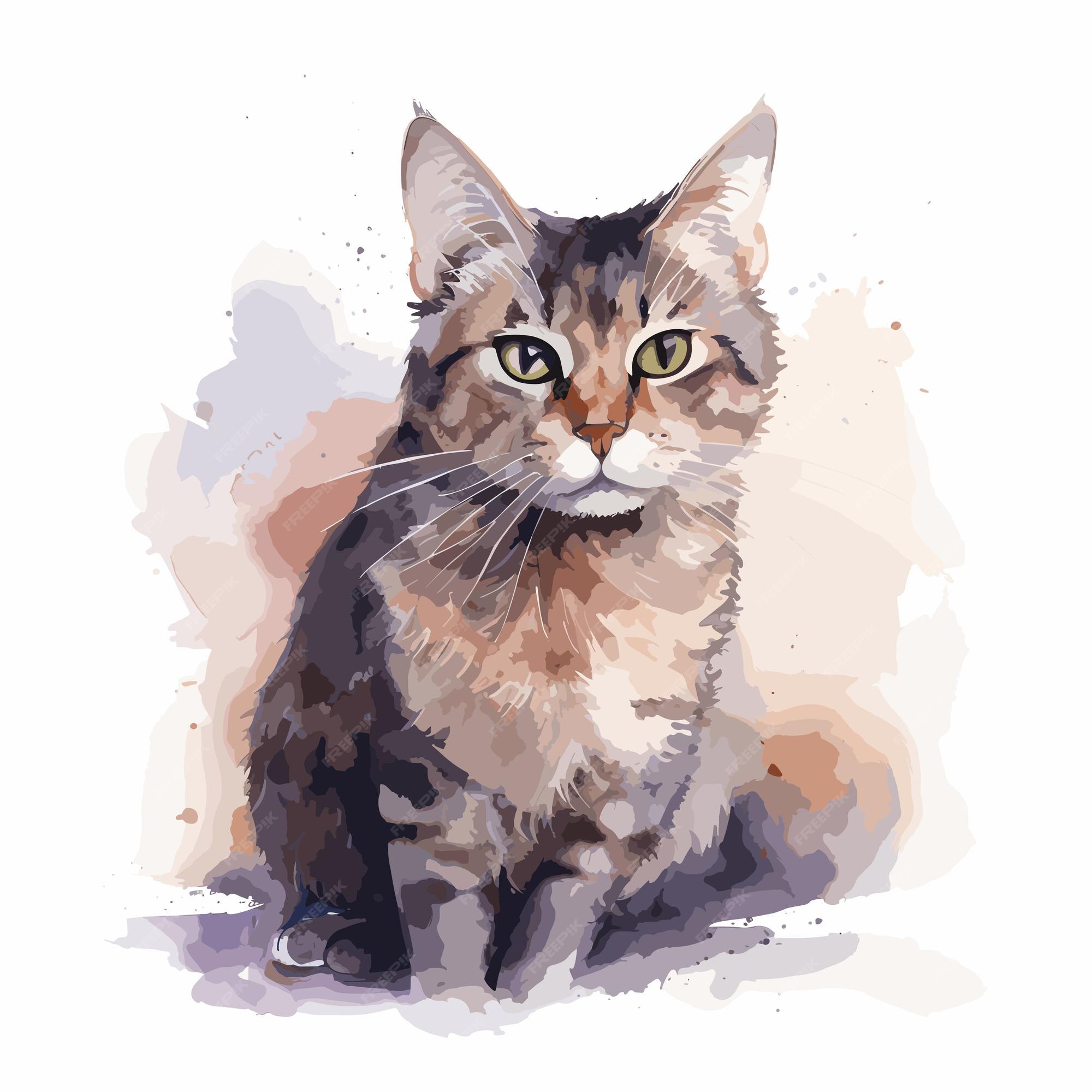 Como Aprender a Desenhar Um Gato Gengibre Adormecido Bonito. Pintura De  Aquarela Passo a Passo. Página Educativa Para Artistas. Ilustração do Vetor  - Ilustração de pintura, desenho: 223661901