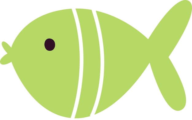 Animal de desenho animado de peixe