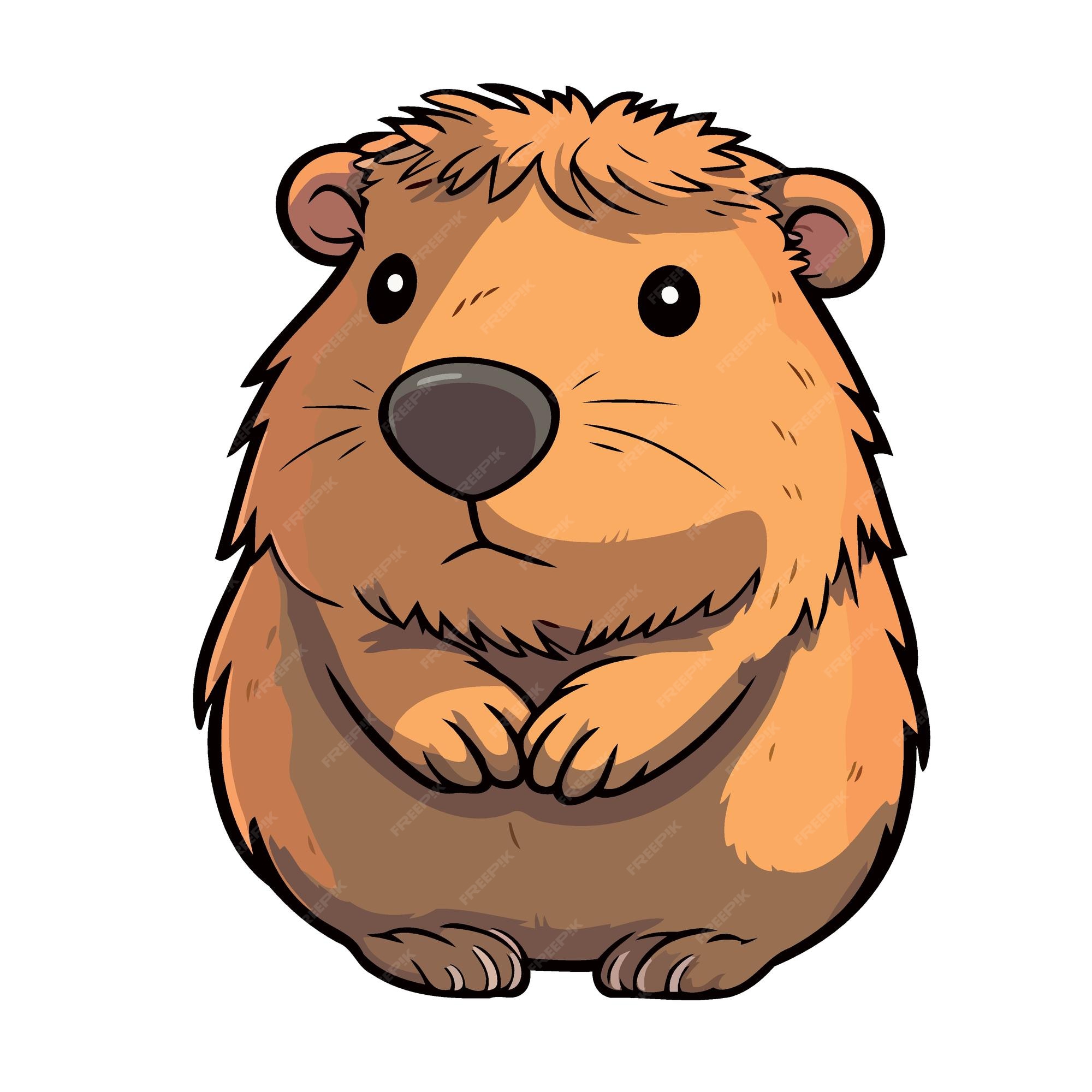 Capivara Em Óculos De Sol. Mão Animal Desenhada No Estilo Cartoon Doodle.  Roedor Fofo Marrom. Ilustração Adequada Para Adesivo, Pôster. Royalty Free  SVG, Cliparts, Vetores, e Ilustrações Stock. Image 205490048